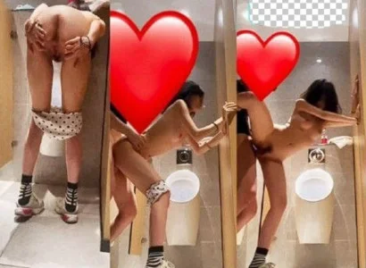 Cả hai tìm chỗ vụng trộm với em người yêu trong WC